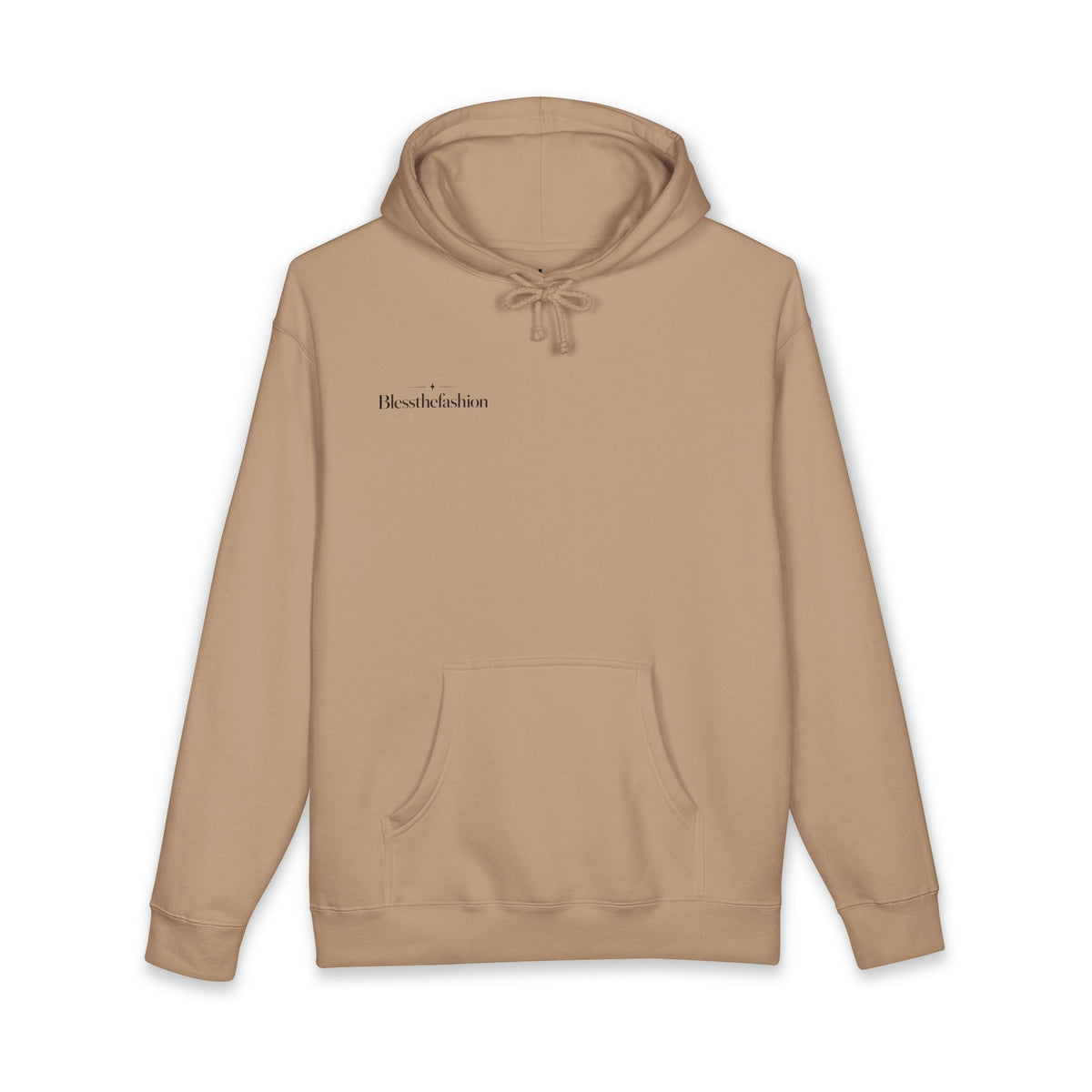 blessthefashion Minimalist Text Hoodie