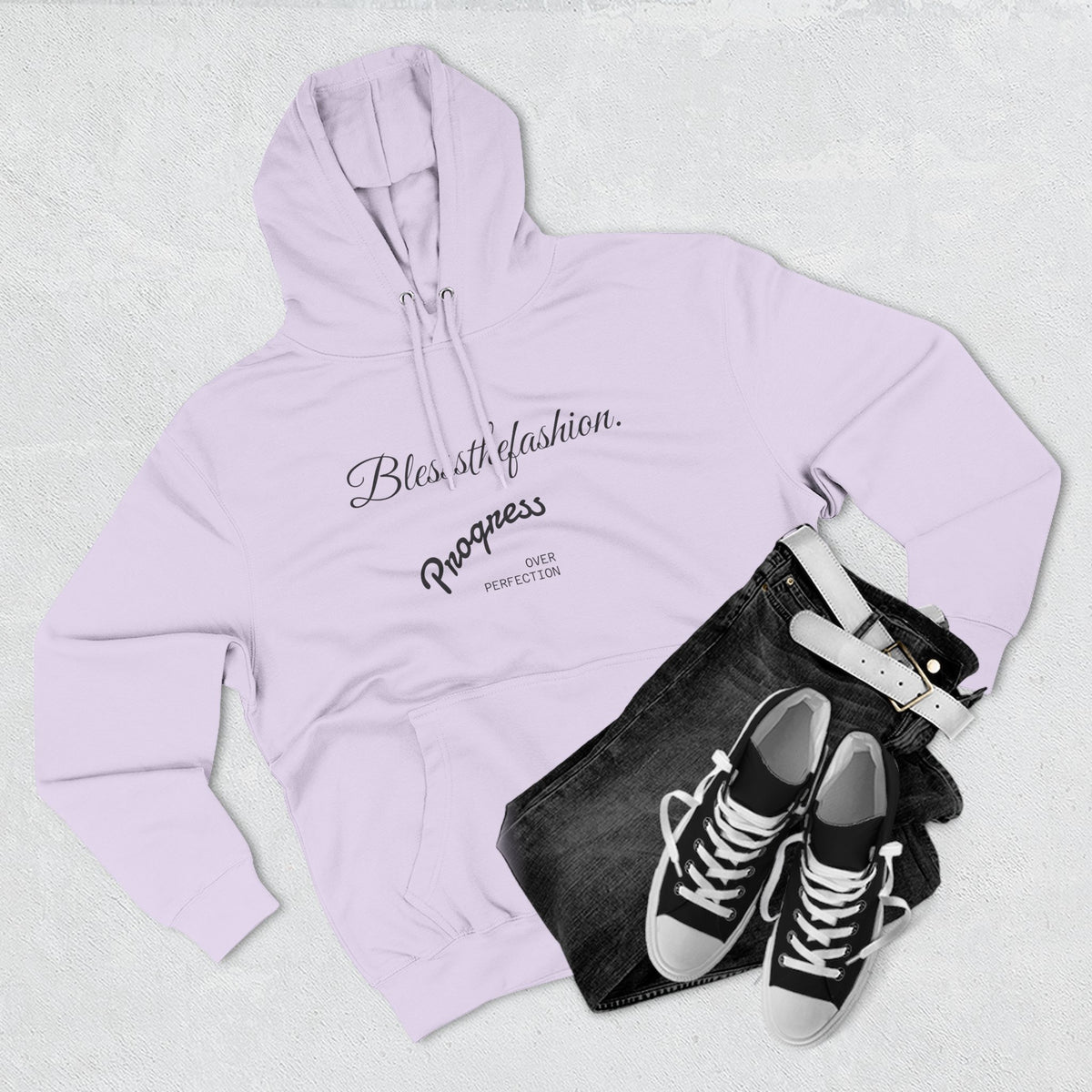 Blessed by Fashion Progress Hustle Hoodie