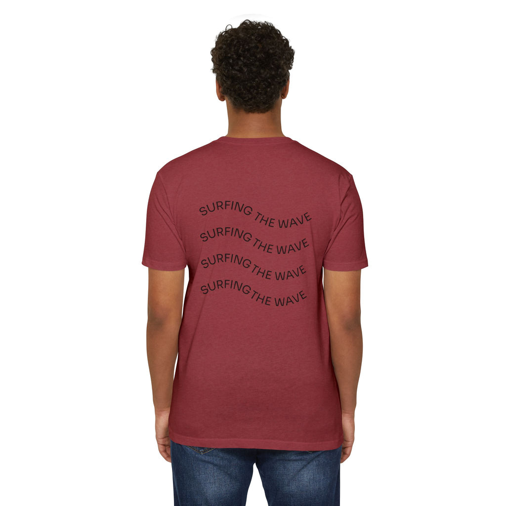 Surfing the Wave Inspirational Graphic T-Shirt