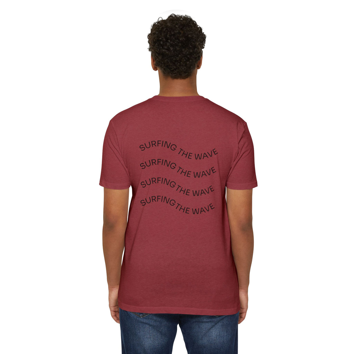 Surfing the Wave Inspirational Graphic T-Shirt