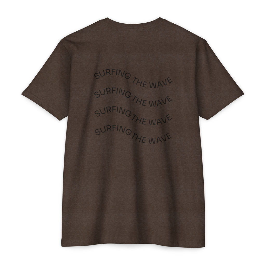 Surfing the Wave Inspirational Graphic T-Shirt