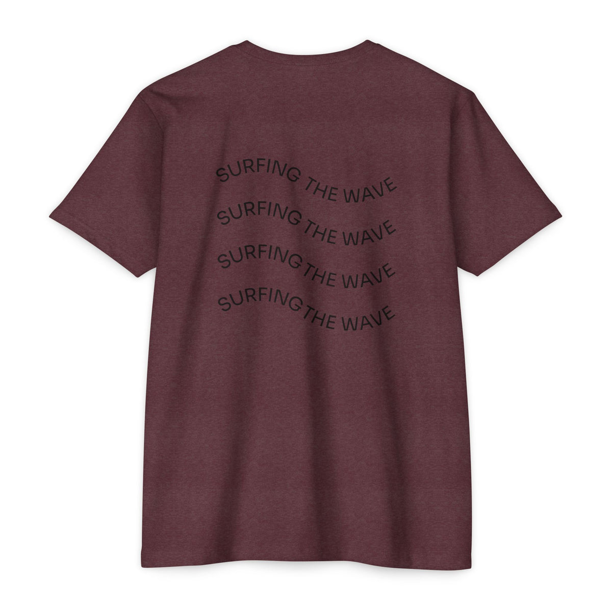 Surfing the Wave Inspirational Graphic T-Shirt