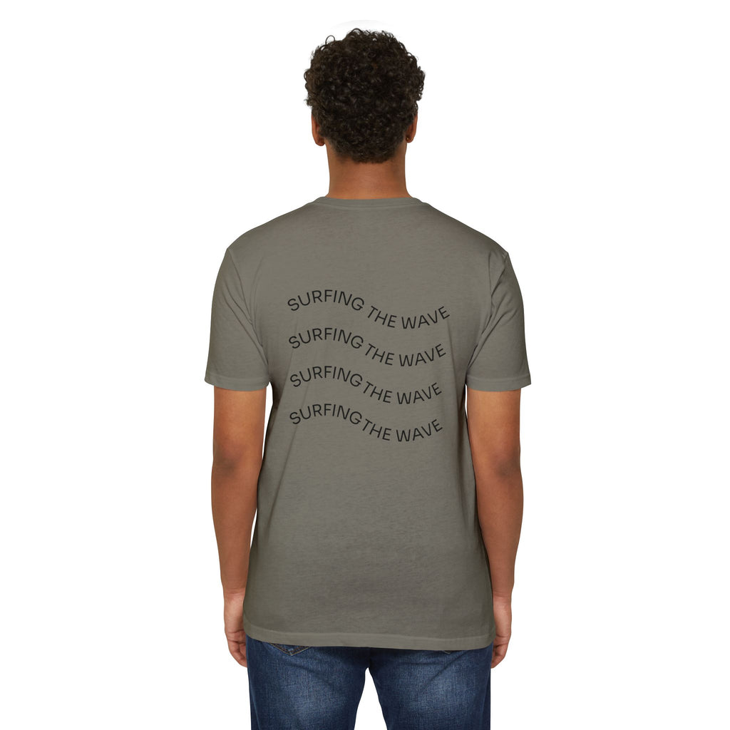 Surfing the Wave Inspirational Graphic T-Shirt