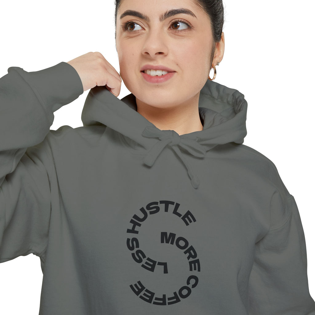 Hustle Less ,More Coffee Inspirational Hoodie