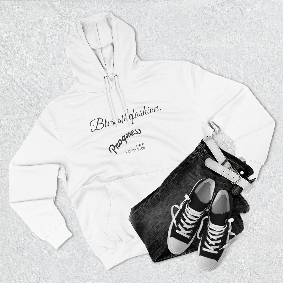 Blessed by Fashion Progress Hustle Hoodie