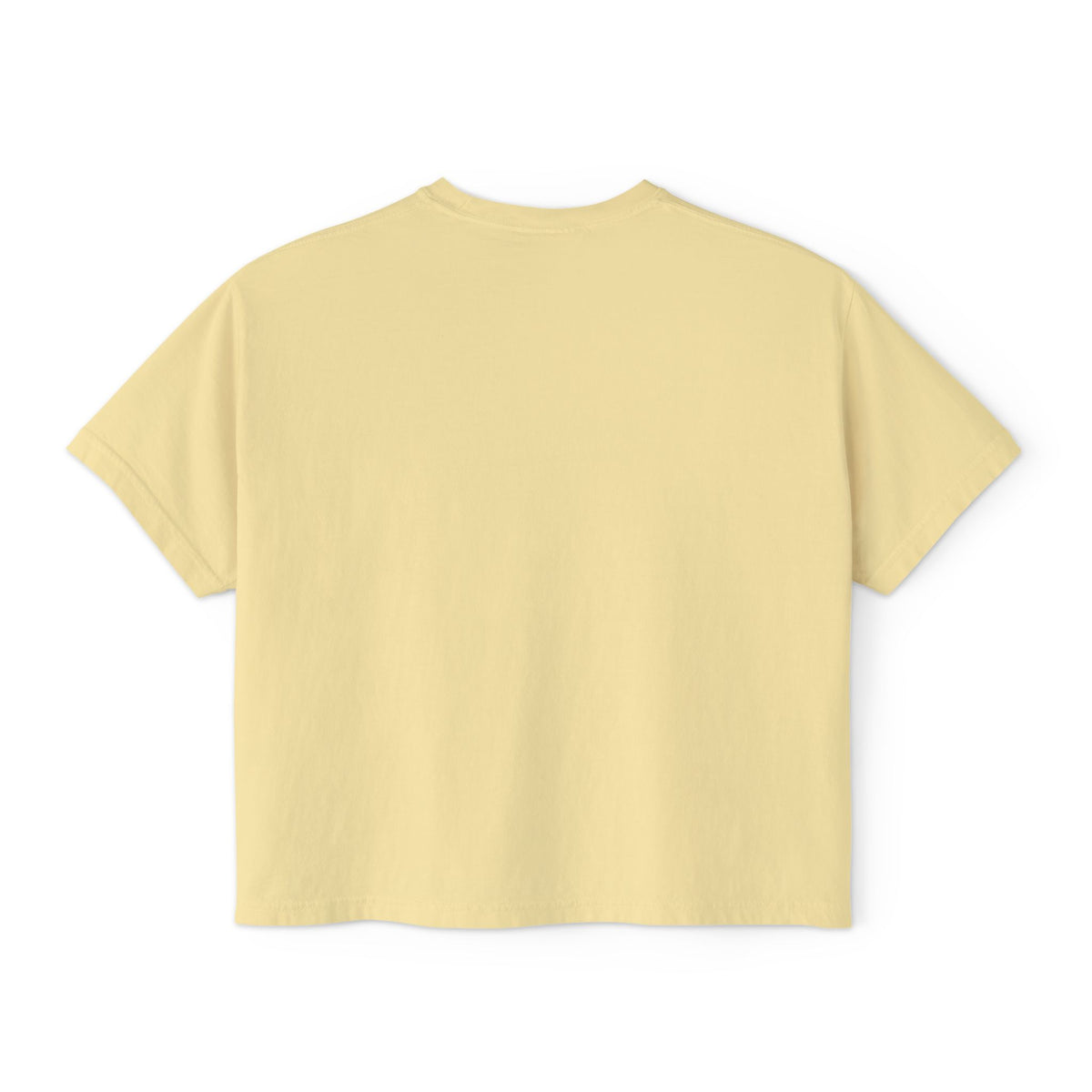 Women's Boxy Tee with Minimalist “Amour Toujours” Script