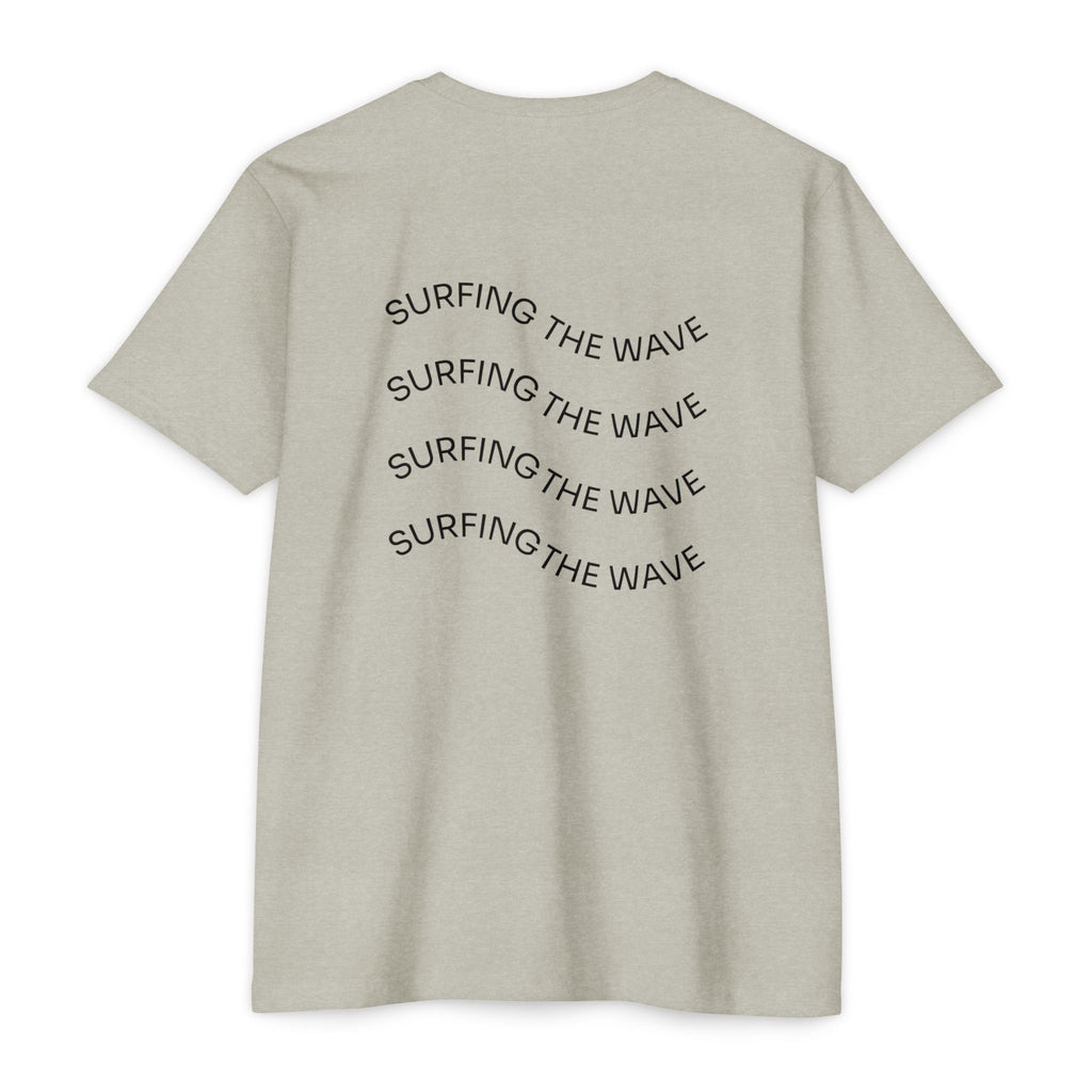 Surfing the Wave Inspirational Graphic T-Shirt
