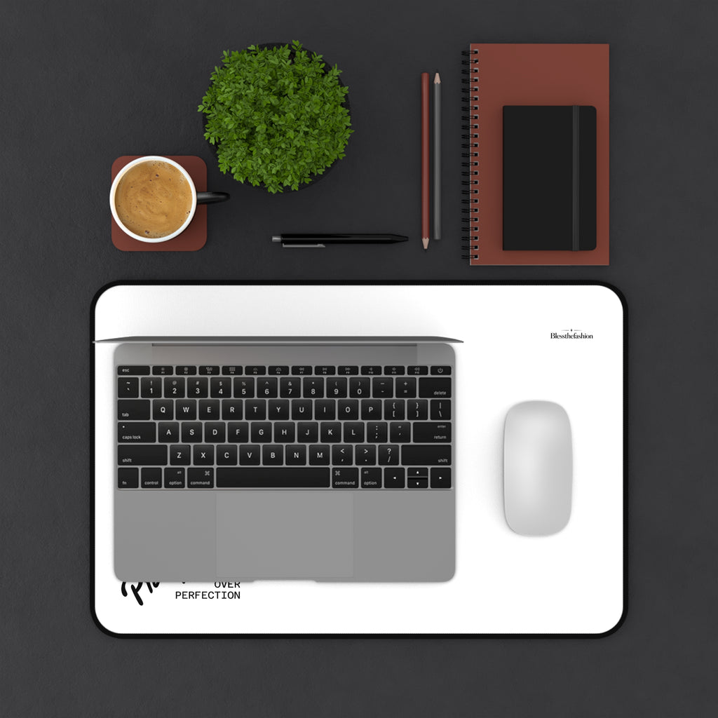 Progress Over Perfection Desk Mat