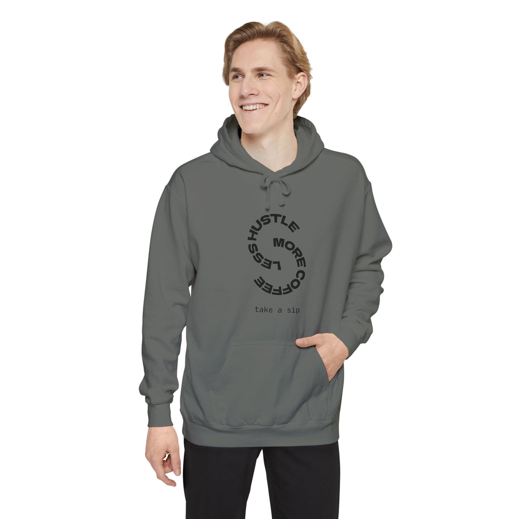 Hustle Less ,More Coffee Inspirational Hoodie