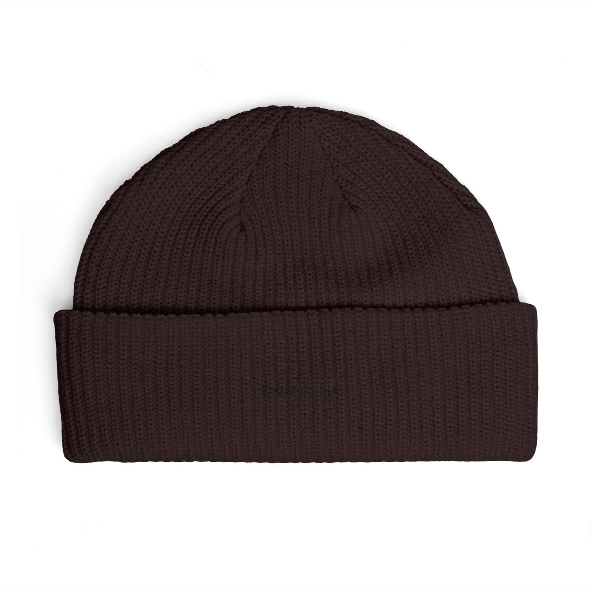 Minimalist Embroidered Cuff Beanie