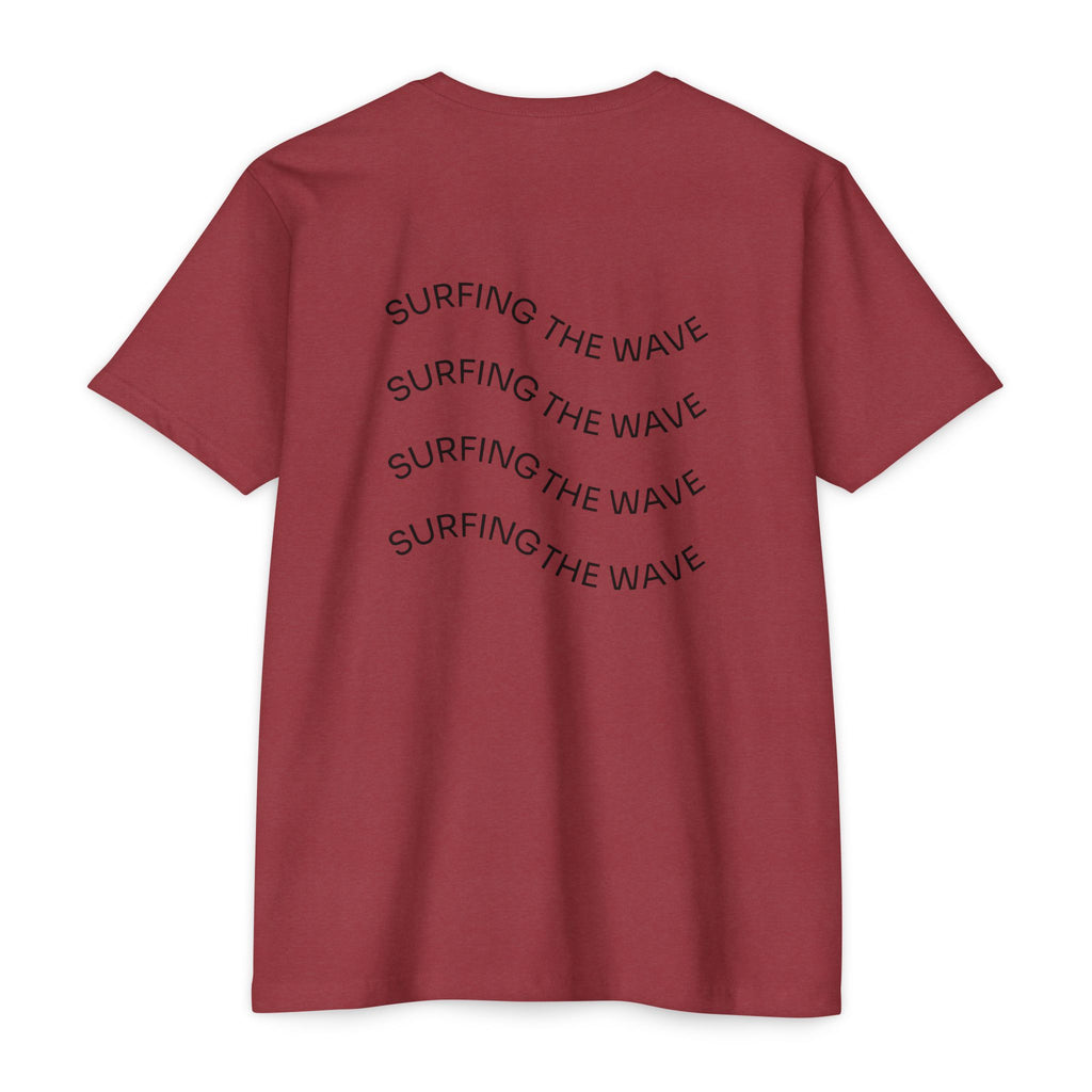Surfing the Wave Inspirational Graphic T-Shirt
