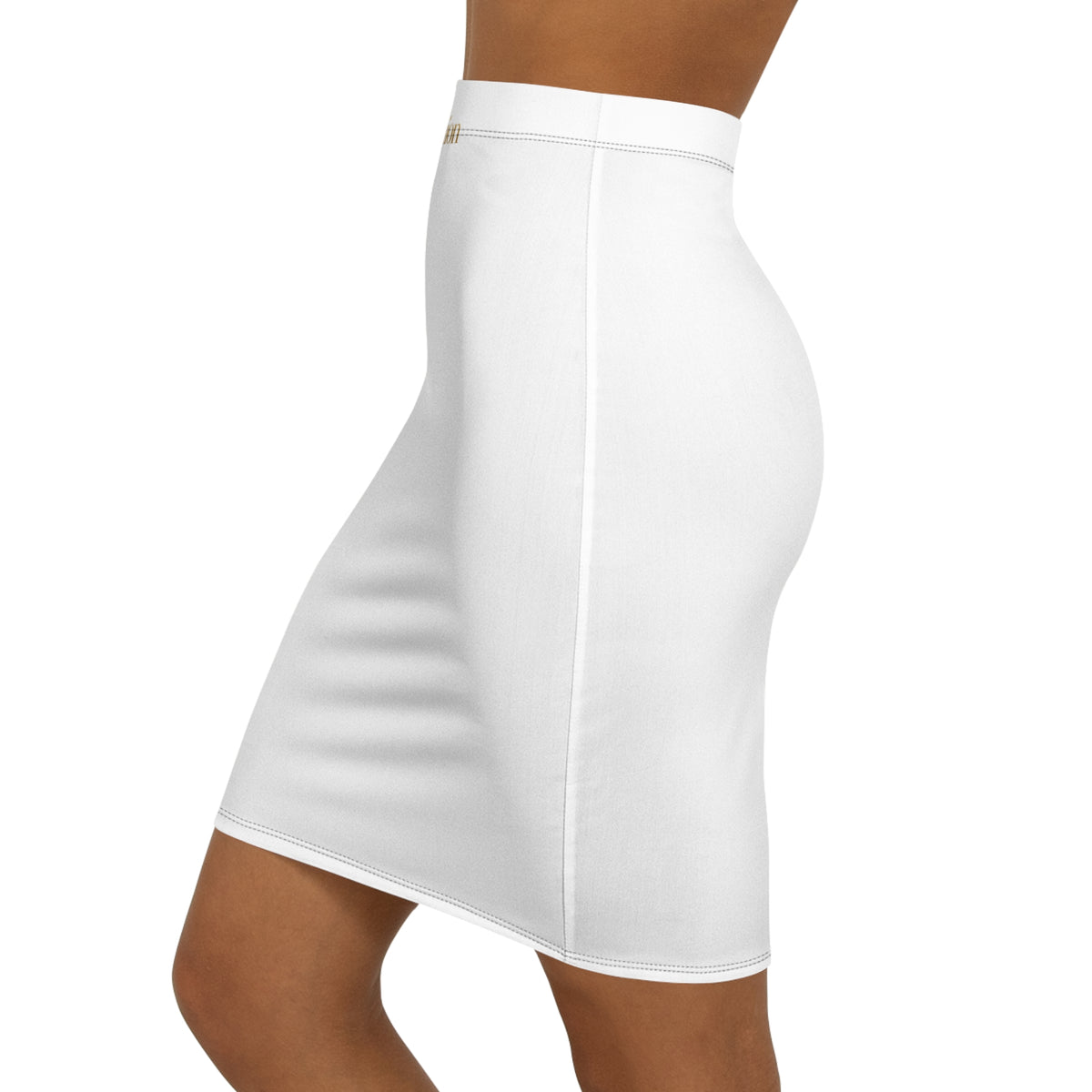 Women's Mid-Waist Pencil Skirt