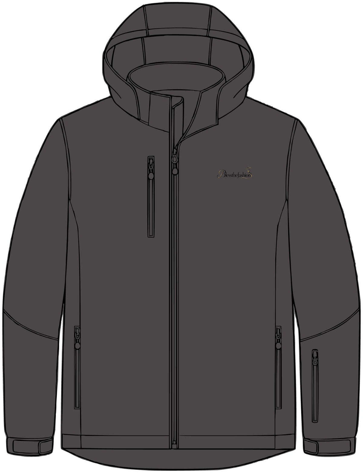 Blessthefashion Waterproof 3-in-1 Jacket