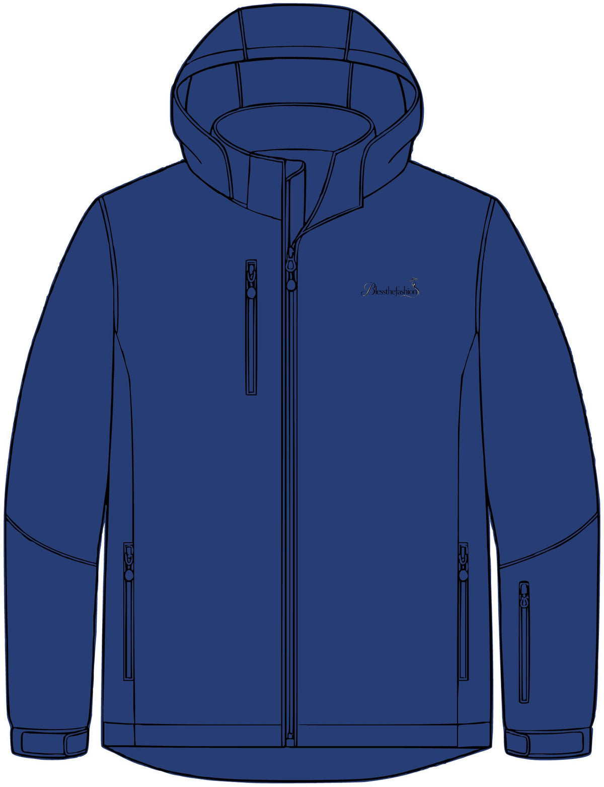 Blessthefashion Waterproof 3-in-1 Jacket