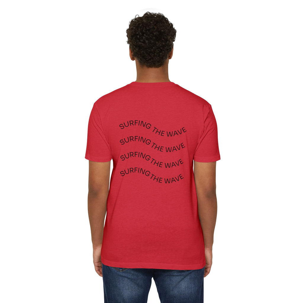 Surfing the Wave Inspirational Graphic T-Shirt