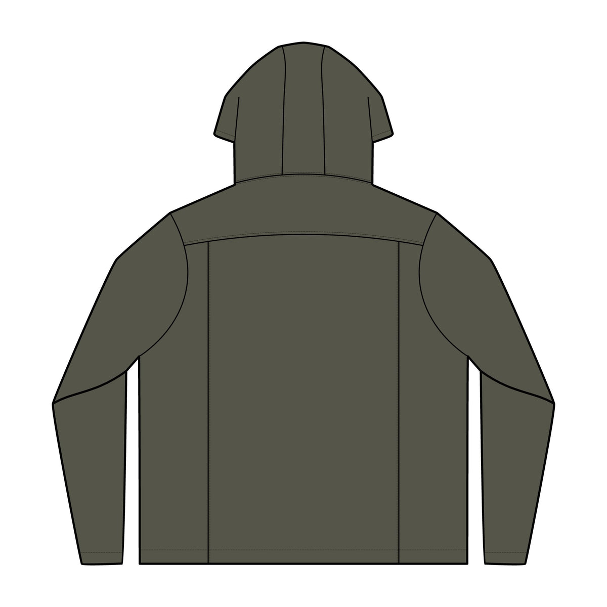 Textured Hooded Soft Shell Jacket