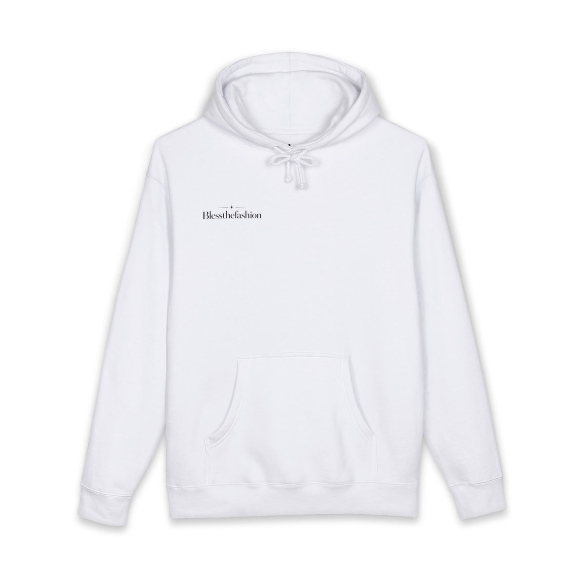 blessthefashion Minimalist Text Hoodie