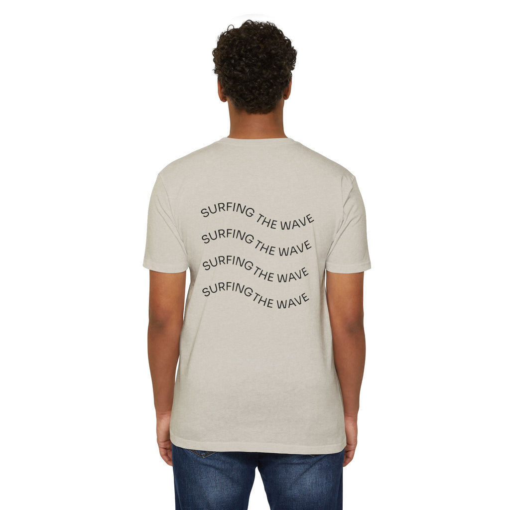 Surfing the Wave Inspirational Graphic T-Shirt