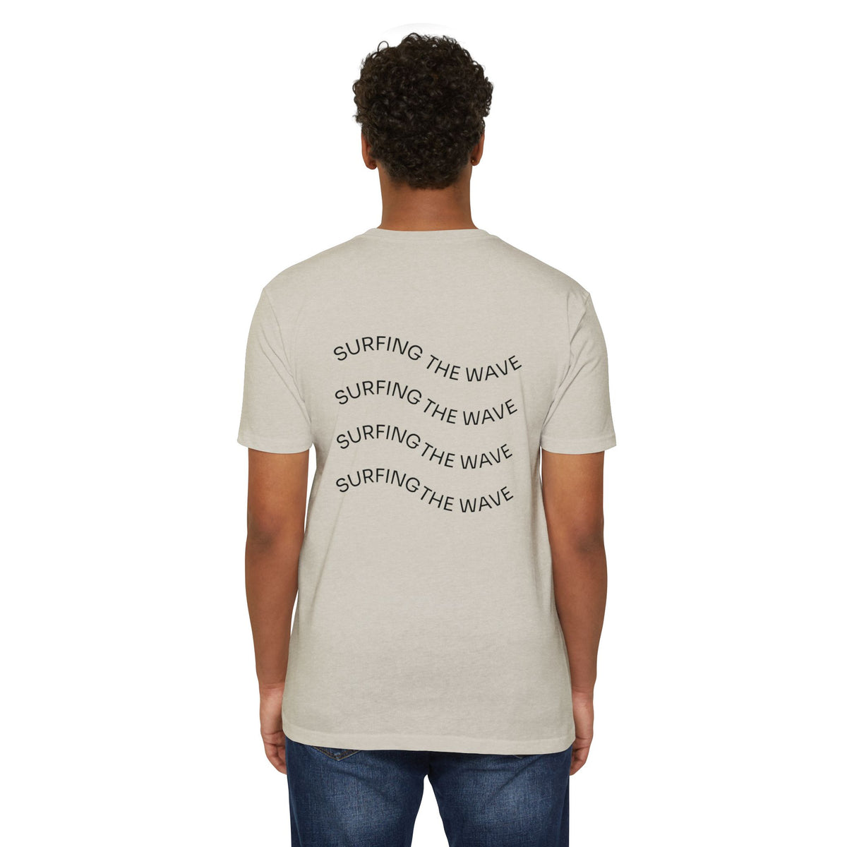 Surfing the Wave Inspirational Graphic T-Shirt