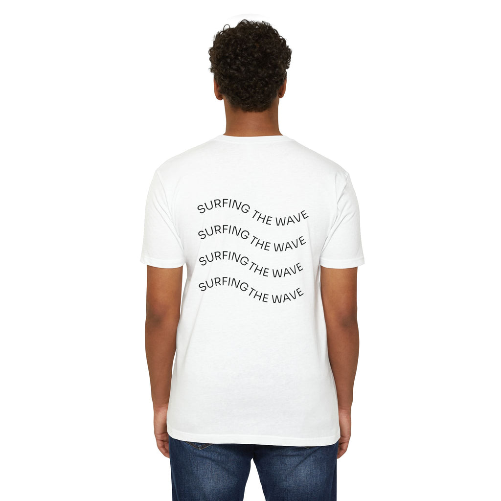Surfing the Wave Inspirational Graphic T-Shirt