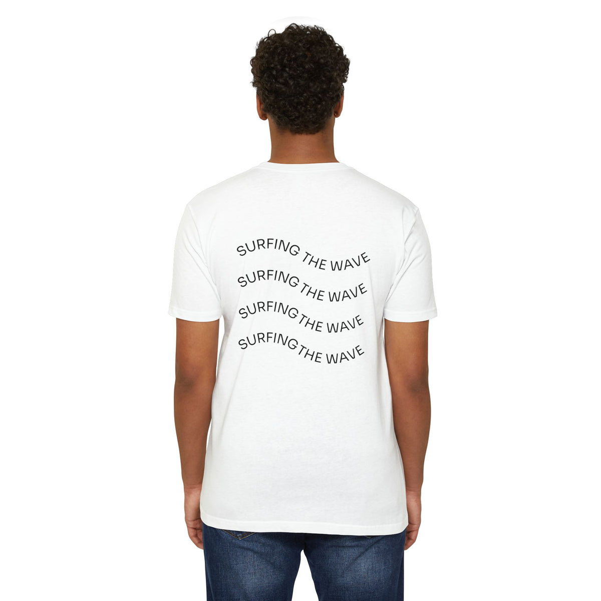 Surfing the Wave Inspirational Graphic T-Shirt