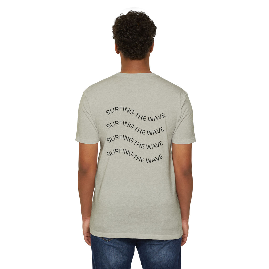 Surfing the Wave Inspirational Graphic T-Shirt