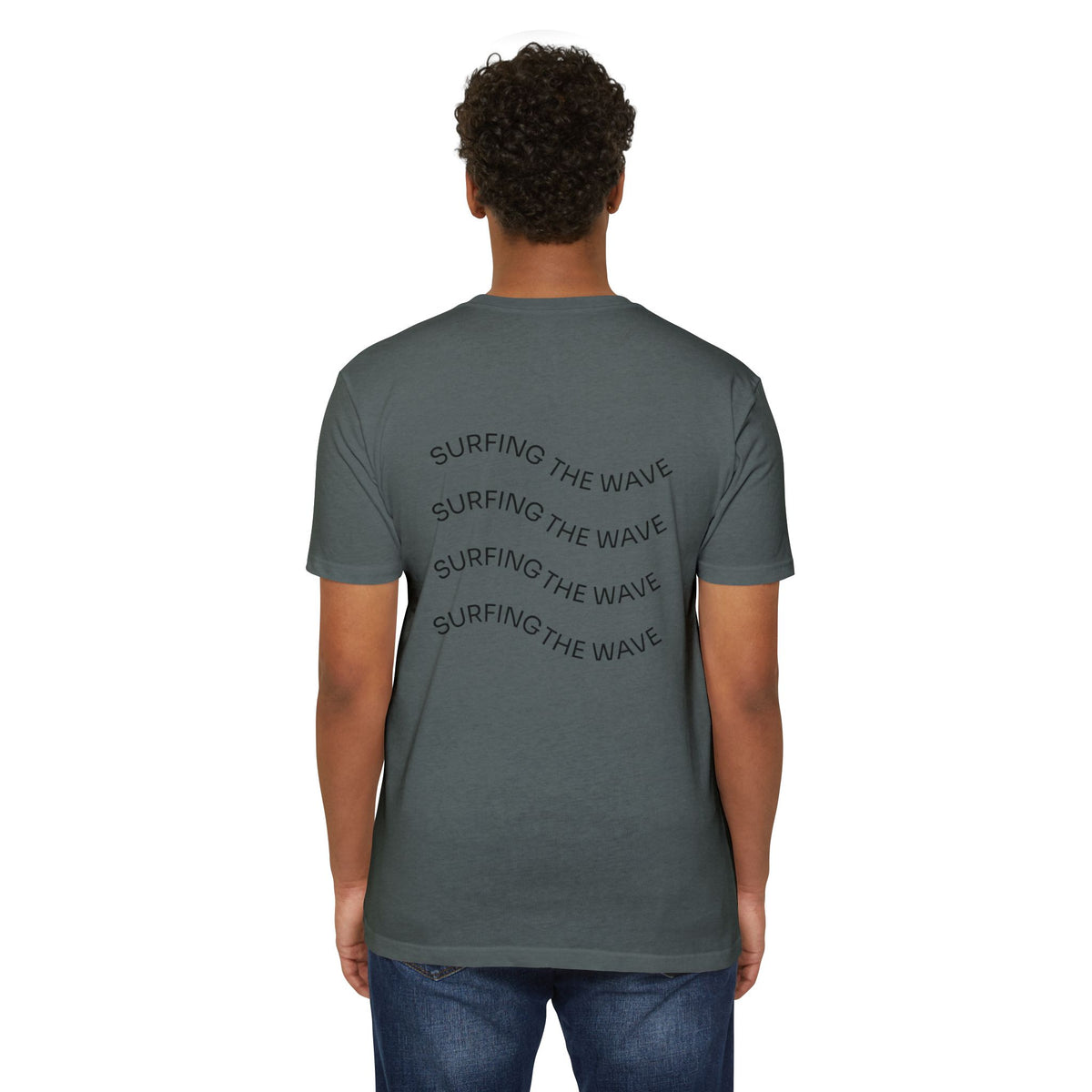 Surfing the Wave Inspirational Graphic T-Shirt