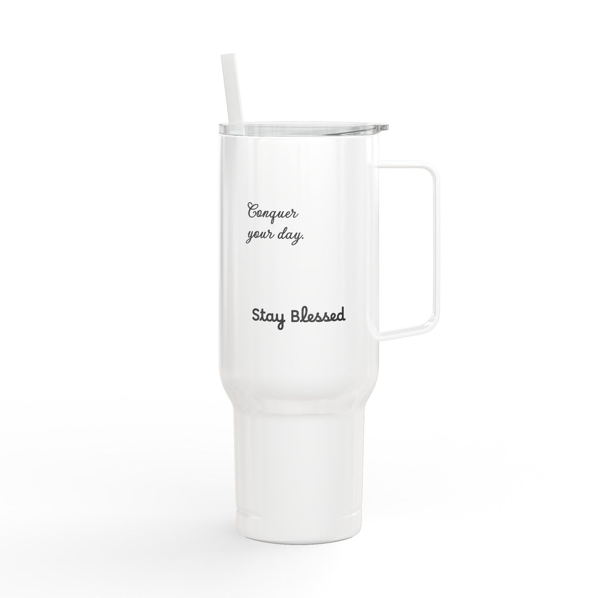 Personalized 40oz Insulated Tumbler with Lid and Straw