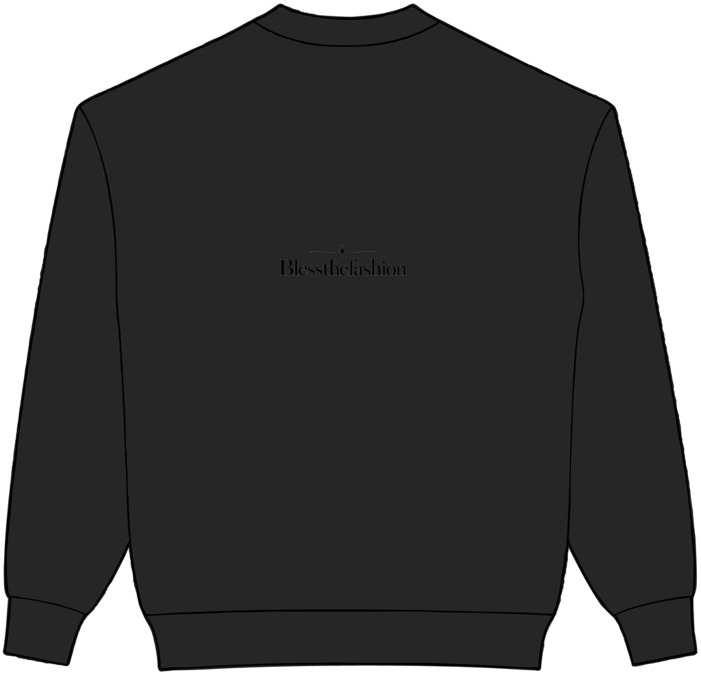 Polo Collar Sweatshirt
