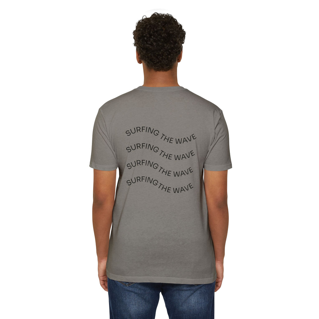Surfing the Wave Inspirational Graphic T-Shirt