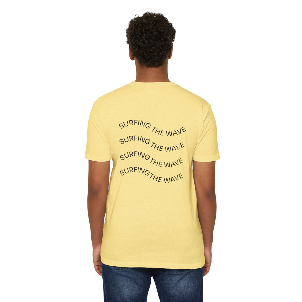 Surfing the Wave Inspirational Graphic T-Shirt