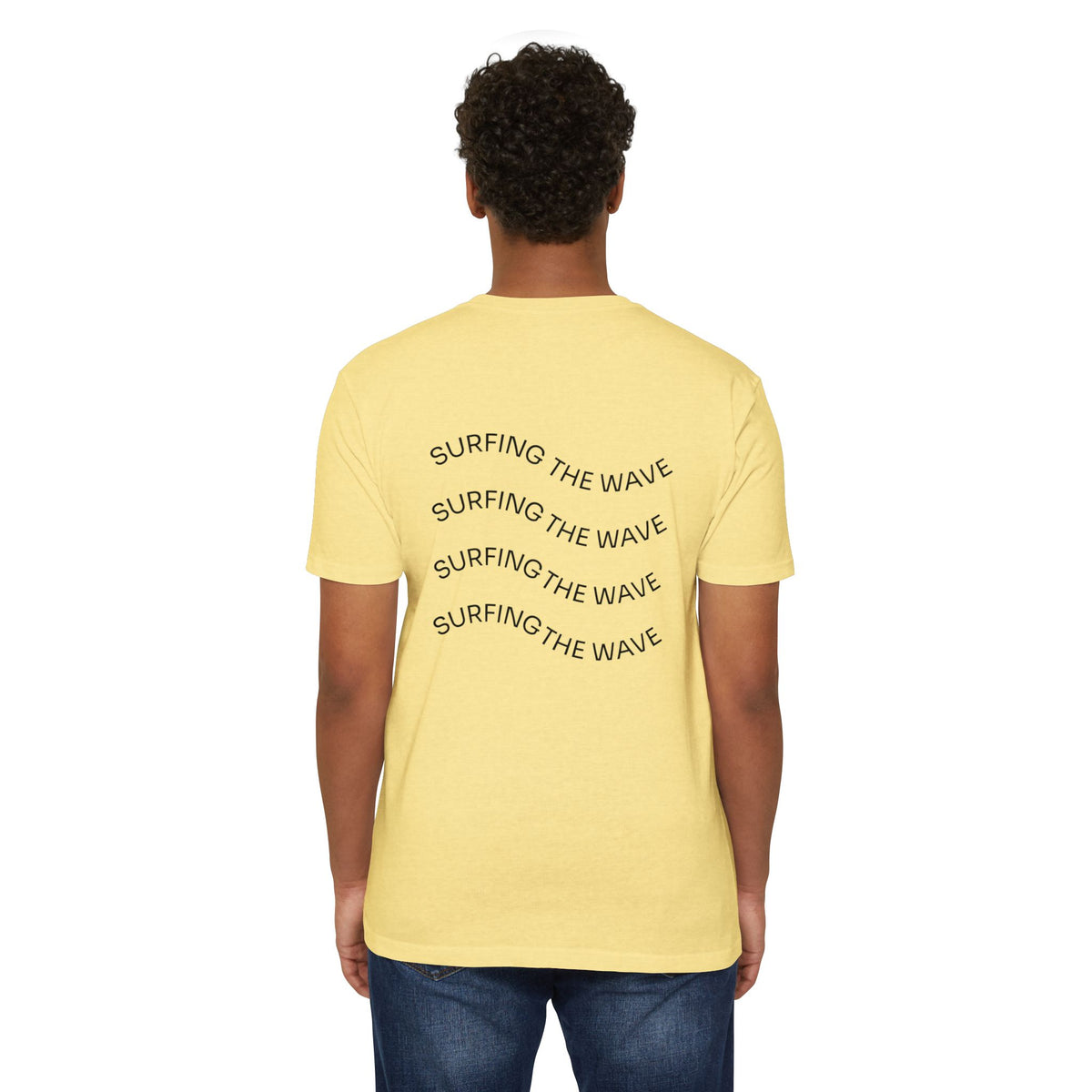 Surfing the Wave Inspirational Graphic T-Shirt
