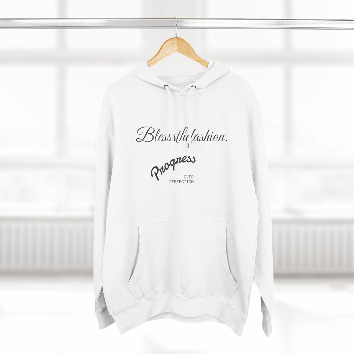 Blessed by Fashion Progress Hustle Hoodie
