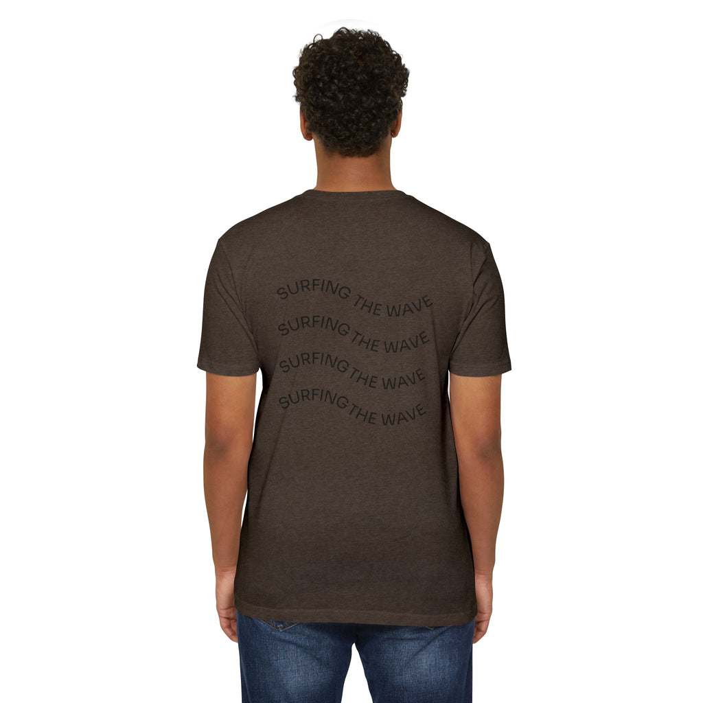 Surfing the Wave Inspirational Graphic T-Shirt