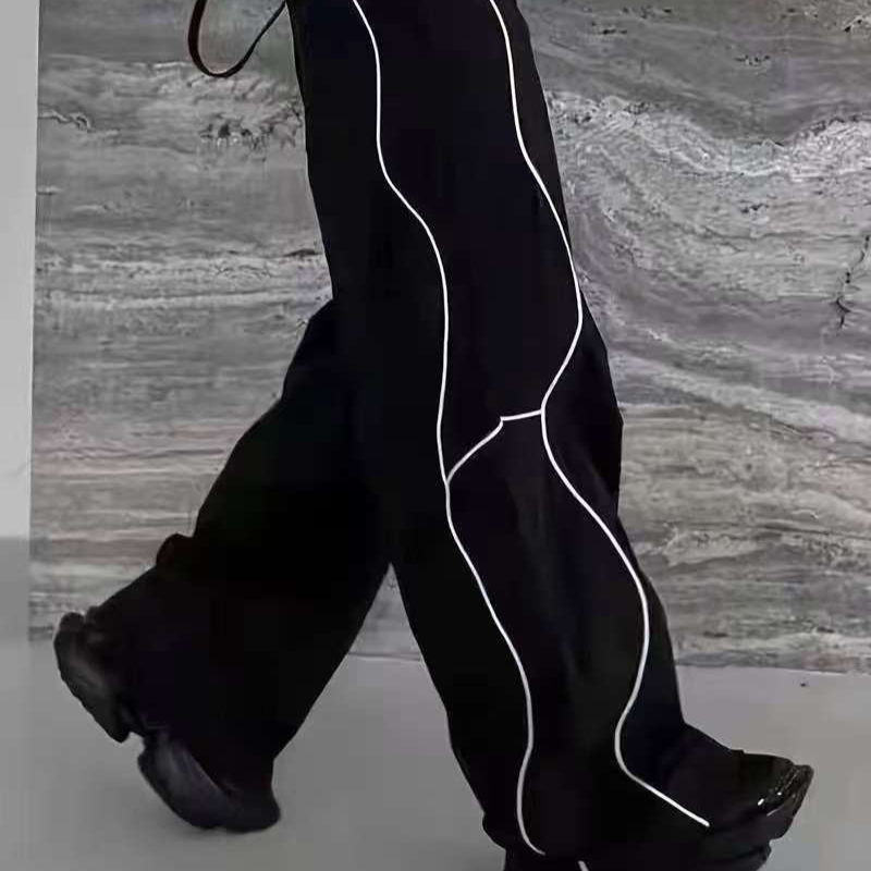 Men's Straight Leg Casual Sweatpants Breathable Sports Long Pants for Teenagers